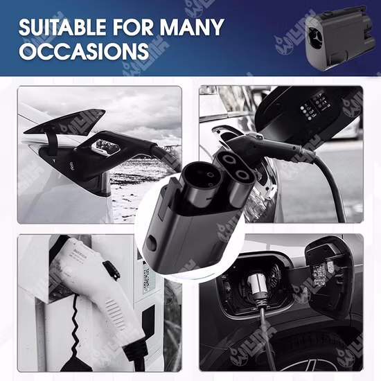Olink Schnellladeanschluss EV-Autoladestecker-Adapter Energie-Autoladegerät-Adapter J1772 EV-Stecker