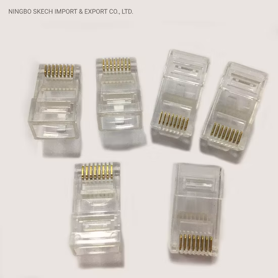Ethernet-RJ45-Anschluss, Cat5, Cat5e, CAT6, CAT6A, RJ45-Netzwerkkabelanschluss, RJ45-Modularstecker, Internet-Kabelanschluss